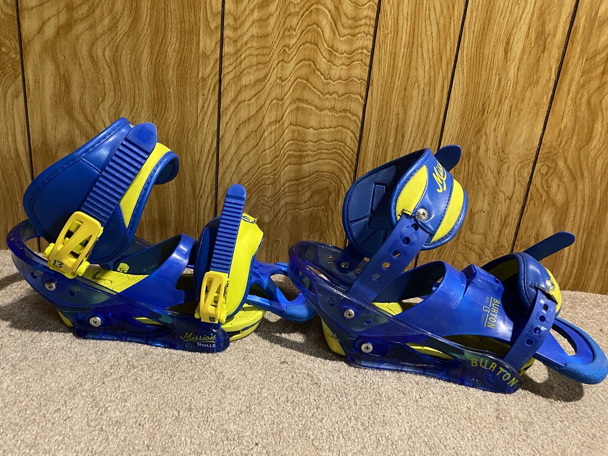 BURTON MISSION SMALLS SNOWBOARD BINDINGS SIZE S | eBay