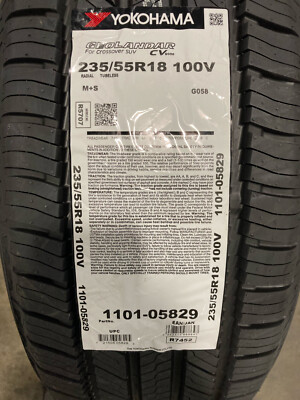 4 New 235 55 18 Yokohama Geolandar CV G058 Tires | eBay