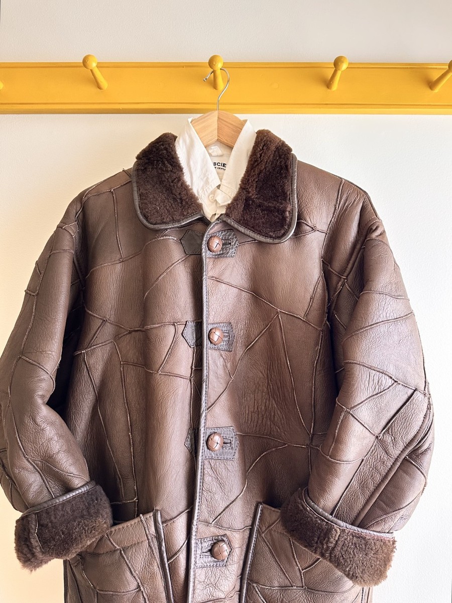 HAI SPORTING GEAR Issey Miyake vintage leather shearling sheepskin