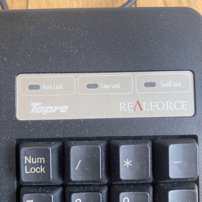 Topre Realforce Keyboard 108UBK SJ08B0 USB MADE IN JAPAN Used Test