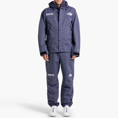 THE NORTH FACE GORE-TEX Gtx MOUNTAIN JACKET+PANT Denim 2L 831M