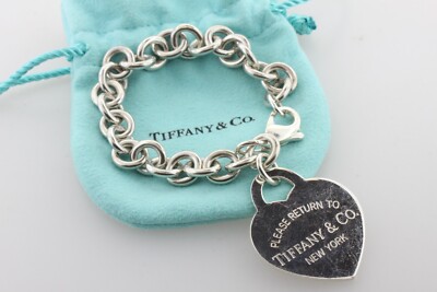 Tiffany & Co. 925 Sterling Silver Return To Tiffany XL Large Heart