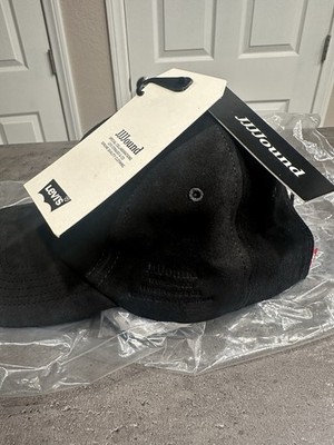 Levi's x JJJJound Suede Leather Baseball Cap Hat Black RARE