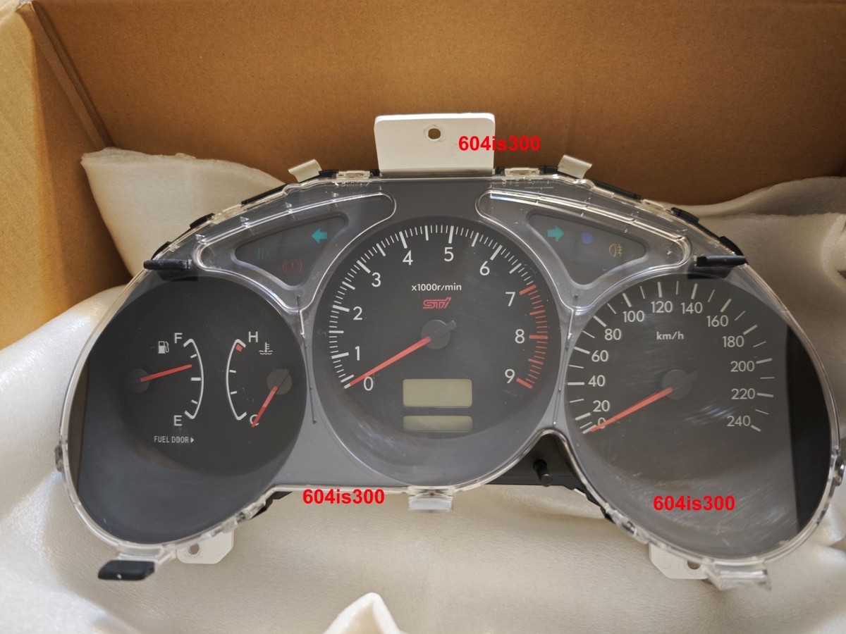Rare JDM Subaru Forester SG SG5 SG9 STI Speedometer 240km/h Gauge
