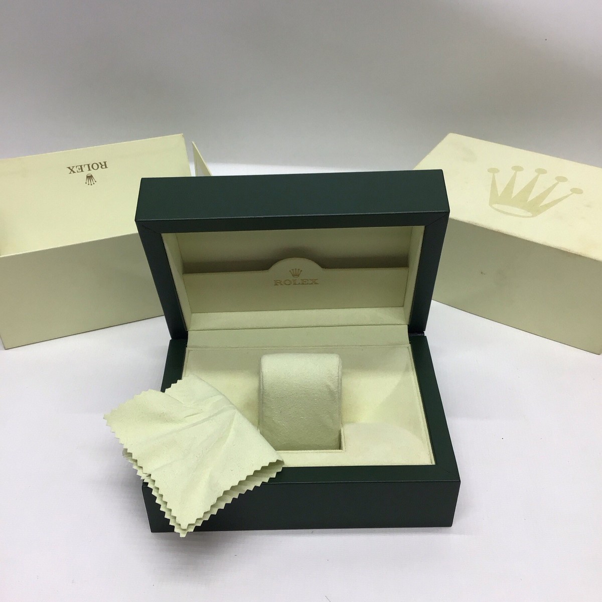 Rolex S.A. - Geneve Suisse 31.00.04 Green Watch Box with Lt. Green