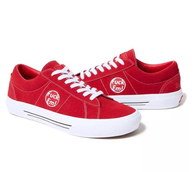 Supreme x Vans Sid S Size 12 Fast Shipping Authentic Fuck-Em Old