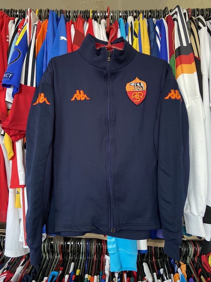 AS ROMA 2000 2001 FOOTBAL SOCCER TRACK JACKET KAPPA sz M MEN | eBay