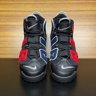 Nike Air More Uptempo Scottie Pippen Black/Blue/Red Mens Shoes