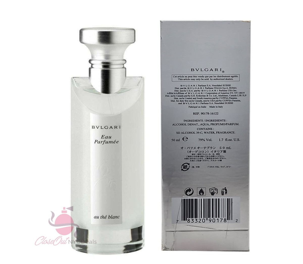 Bvlgari Au the Blanc by Bvlgari Perfume for Women 1.7 oz / 50 ml