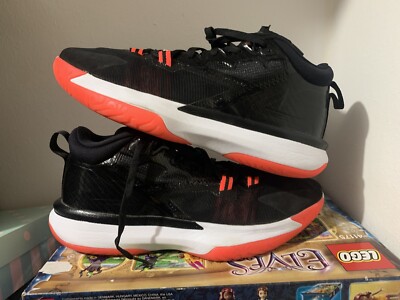 Nike Air Jordan Zion 1 PF Black Bright Crimson White Mens Size 13