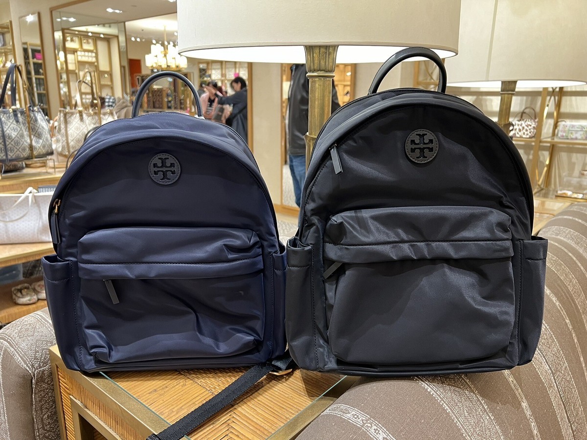 Latest Tory Burch Ella Black Nylon Backpack 88368 $298 | eBay