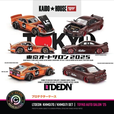 MINI GT KAIDO HOUSE NISSAN R33 FAIRLADY Z LTD EDN SEALED Set TOKYO