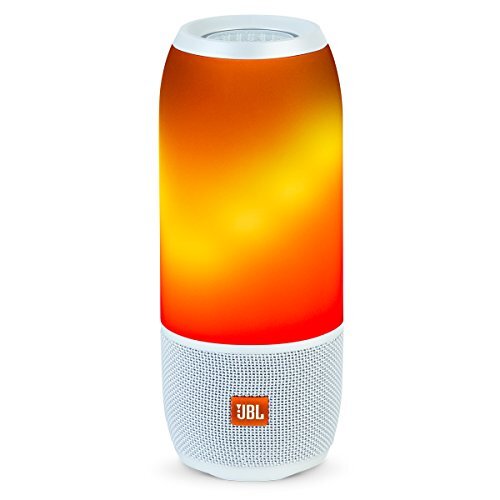 JBL Pulse 3 - Wireless Bluetooth Waterproof Speaker - White
