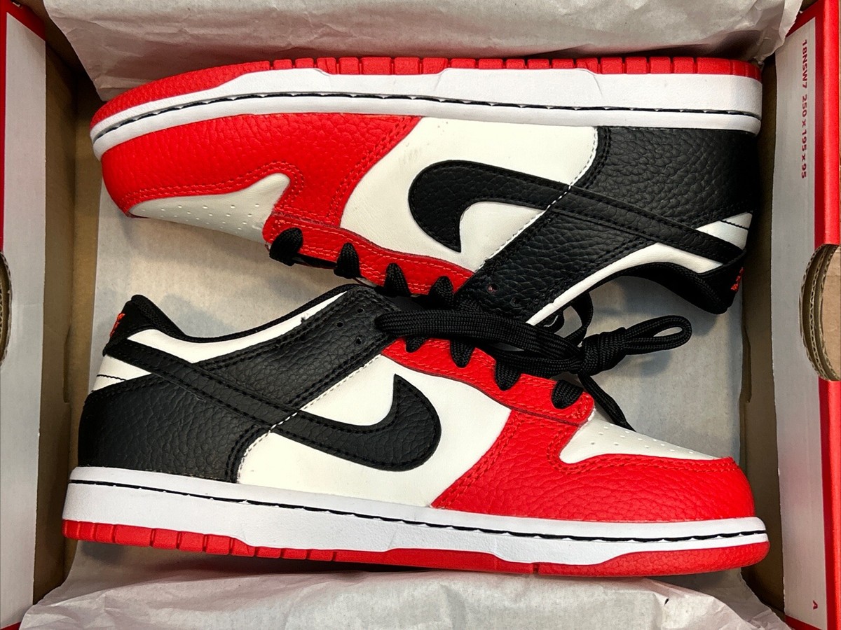 Nike Dunk Low EMB “NBA 75th Anniversary Chicago” - Kids' Size 2Y