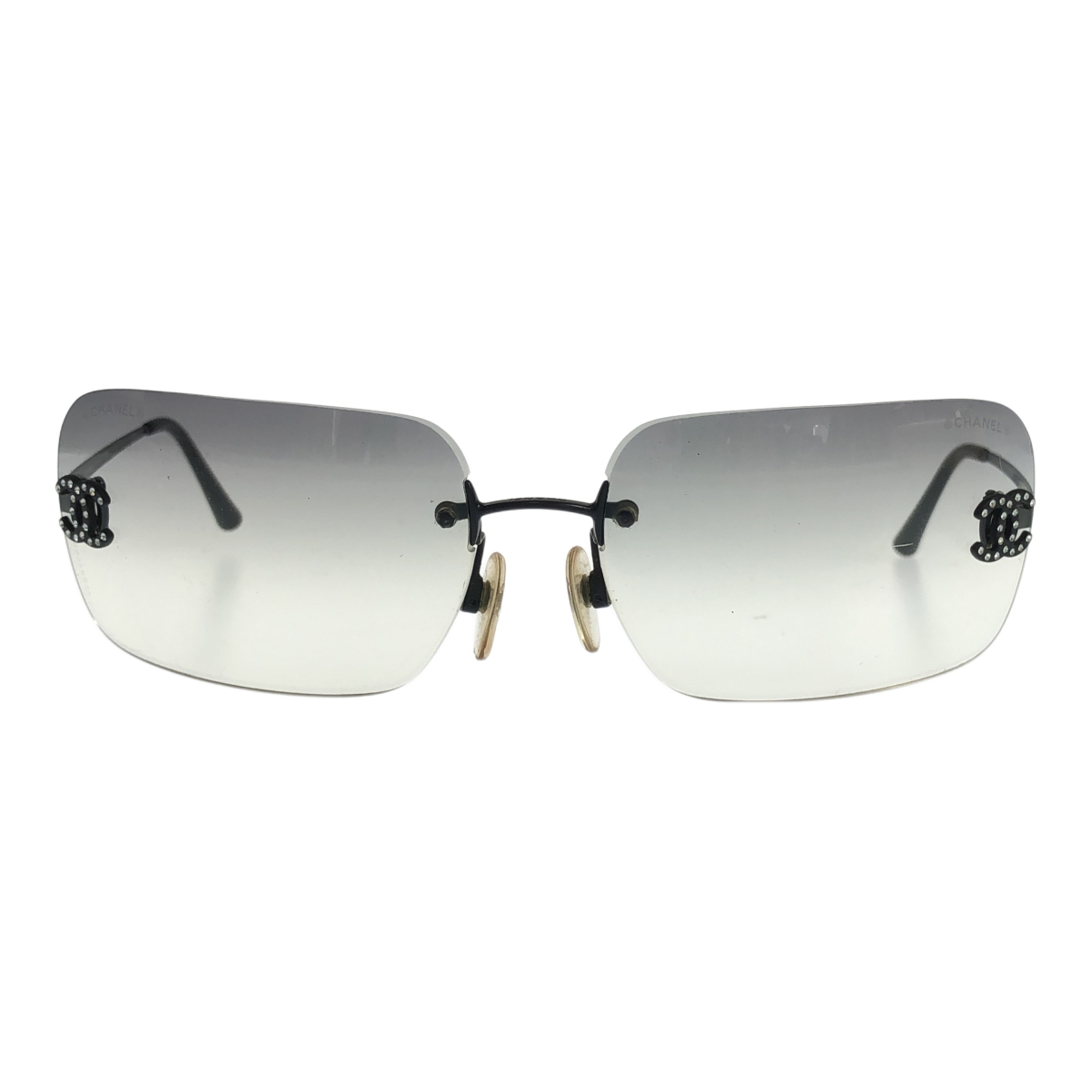 Chanel Sunglasses Frameless Coco Mark 62□17 120 4017-D c.170/8G