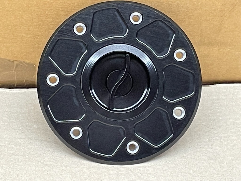 Gas Cap for Kawasaki (7 Hole VINTAGE) Accossato Quick Turn Fuel