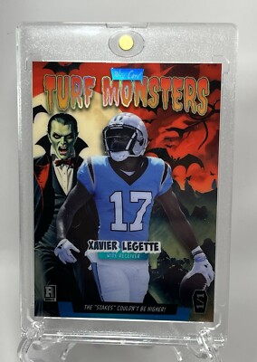 Xavier Legette Wild Card Haunted Hits “Turf Monsters” 1/1