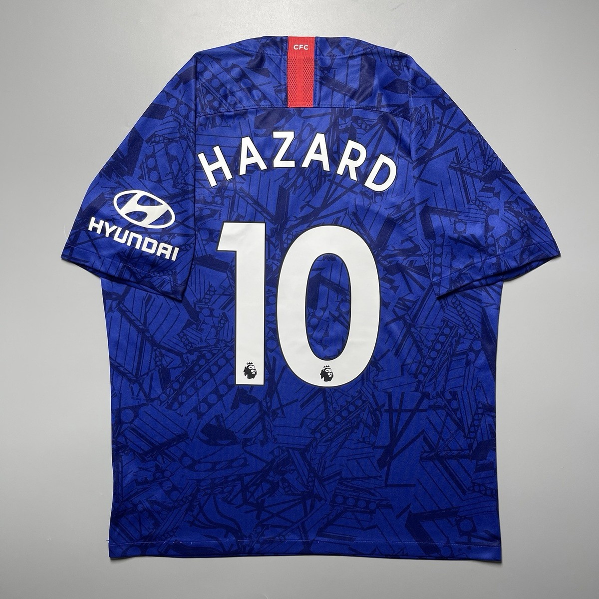 CHELSEA NIKE 2019/2020 FOOTBALL HOME JERSEY #10 EDEN HAZARD SIZE