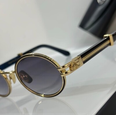 Maybach sunglasses men/black with gold element | eBay
