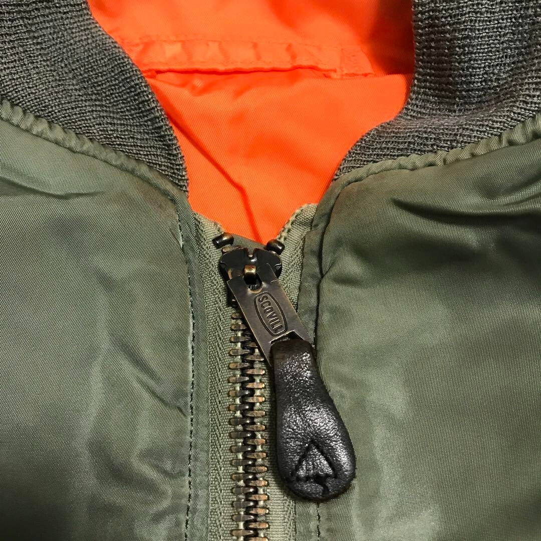 ALPHA MA-1 Men's Flight Jacket 1969 Reproduction Made in USA Size