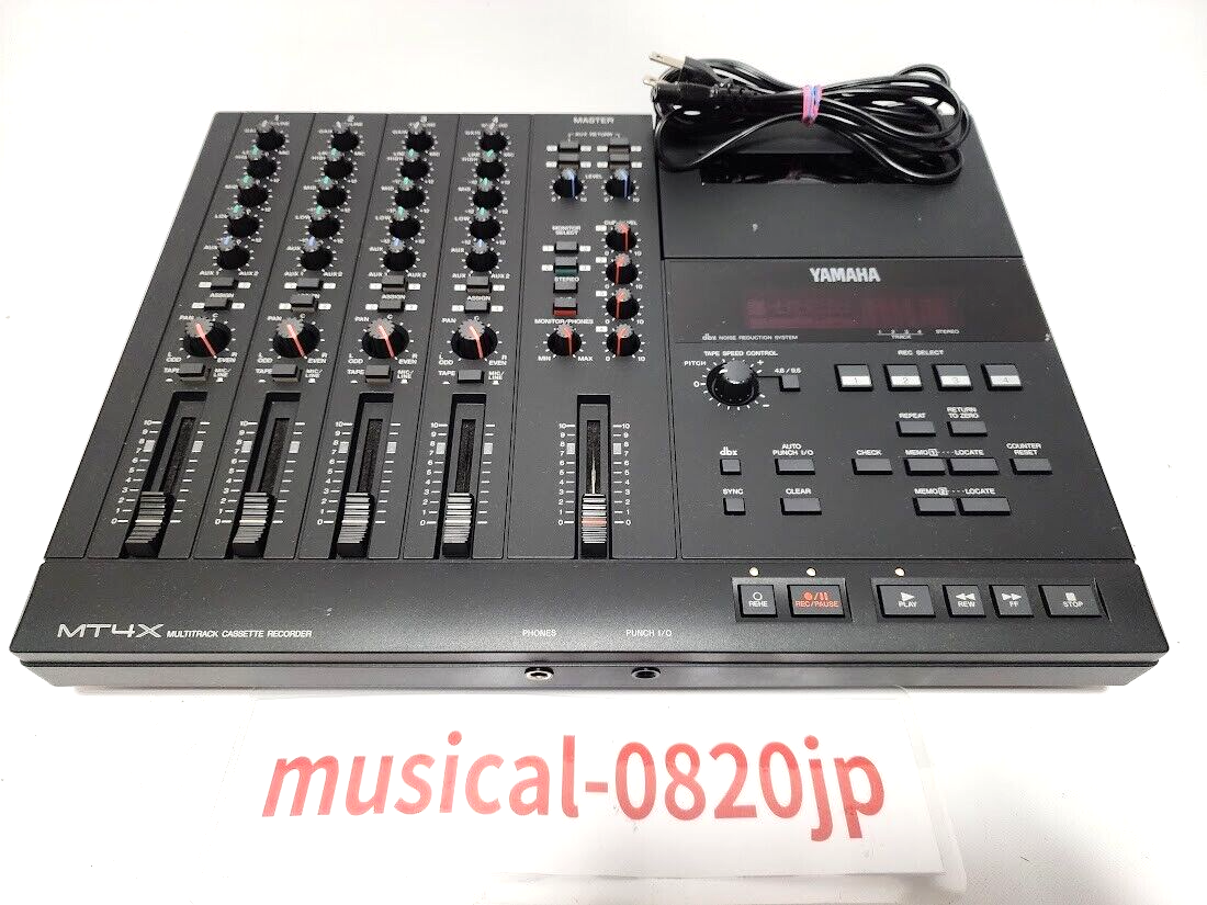 Yamaha MT4X Multitrack Cassette Tape Recorder working | eBay UK