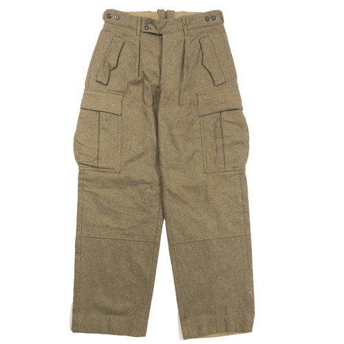 Vintage Military Pants Green OG 507 Baker 70s Utility Mens 30x29