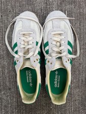 adidas Wales Bonner x Samba Cream White Bold Green for Sale