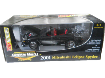 ERTL 2001 Mitsubishi Eclipse Spyder Top Tuners 1:18 | eBay