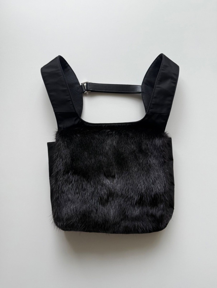 PRADA AW1999 Chest Rig Fur Backpack JAPAN | eBay