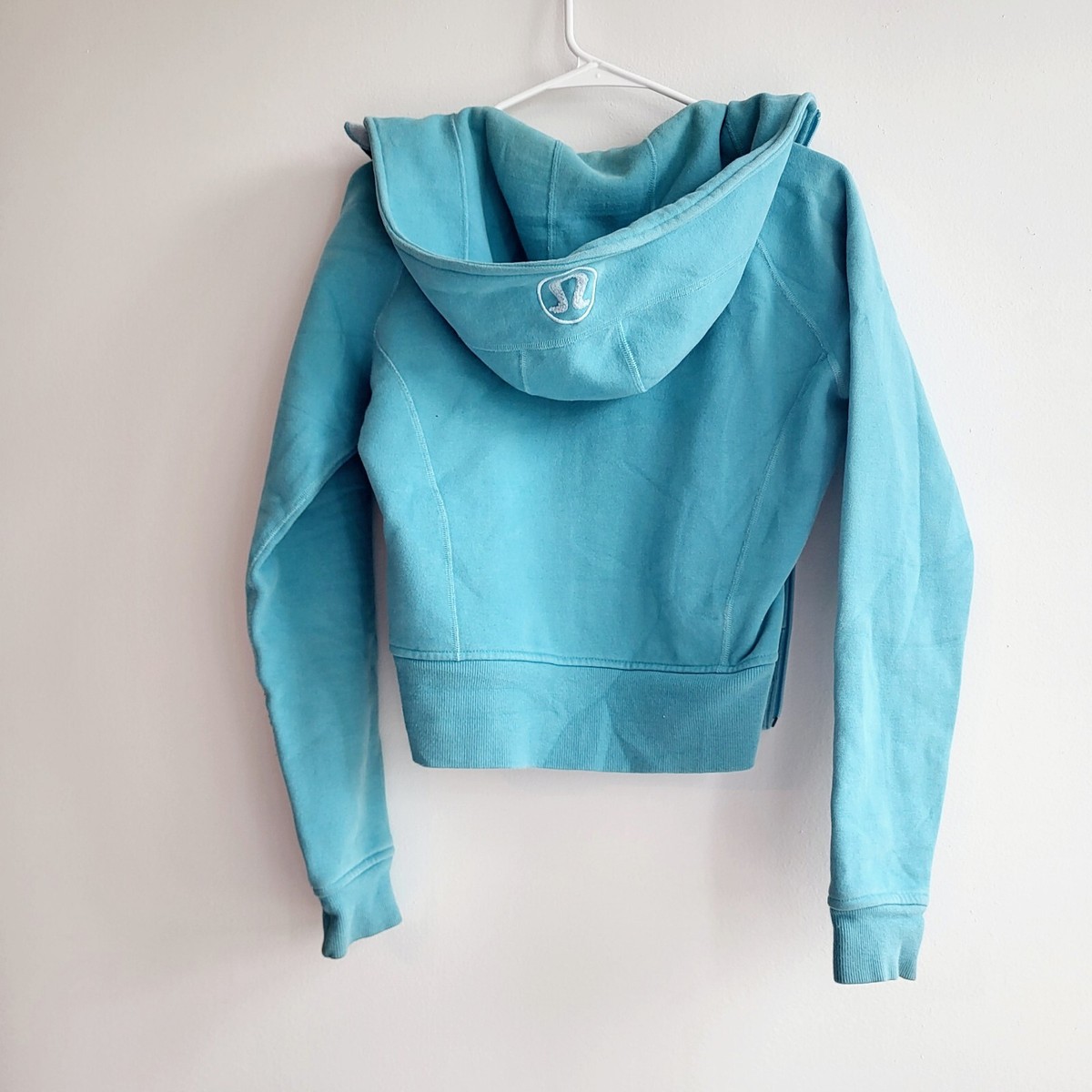 Lululemon Scubba Zip Up Ladies Hoodie Turquoise Blue Size 6 | eBay