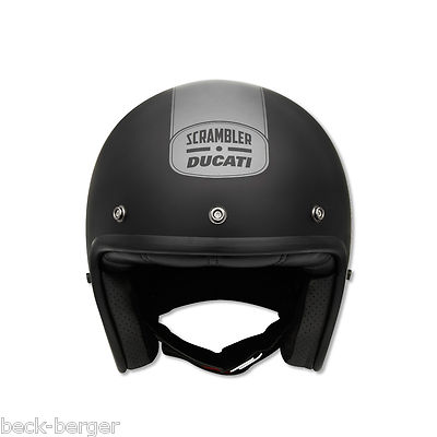 Ducati Bell Scrambler I.I. Italia Independent Jet Helmet Black New