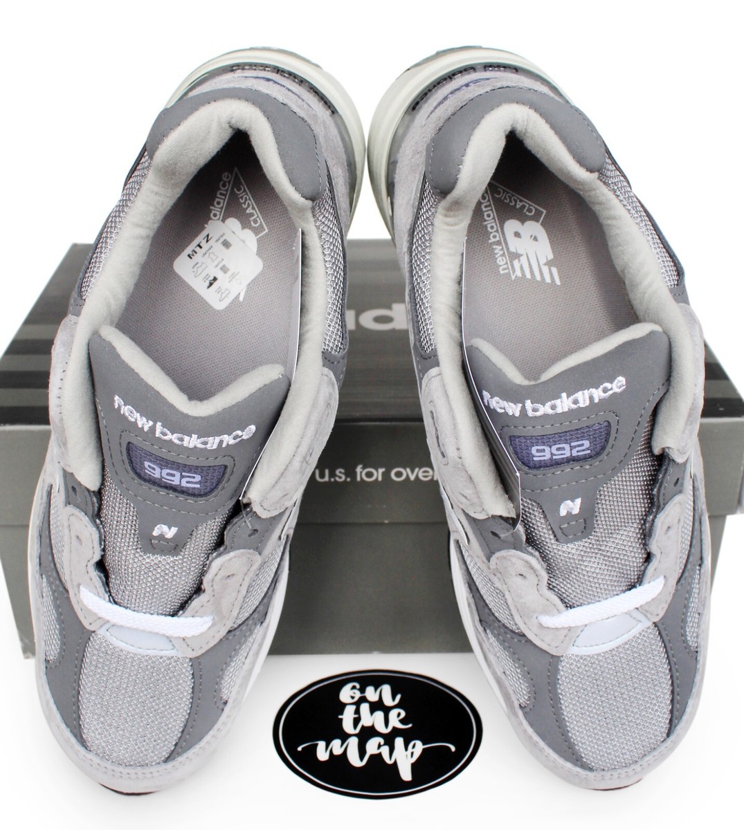New Balance 992 Grey OG Suede Made In USA MIUS UK 5 7 8 9 10 11 12