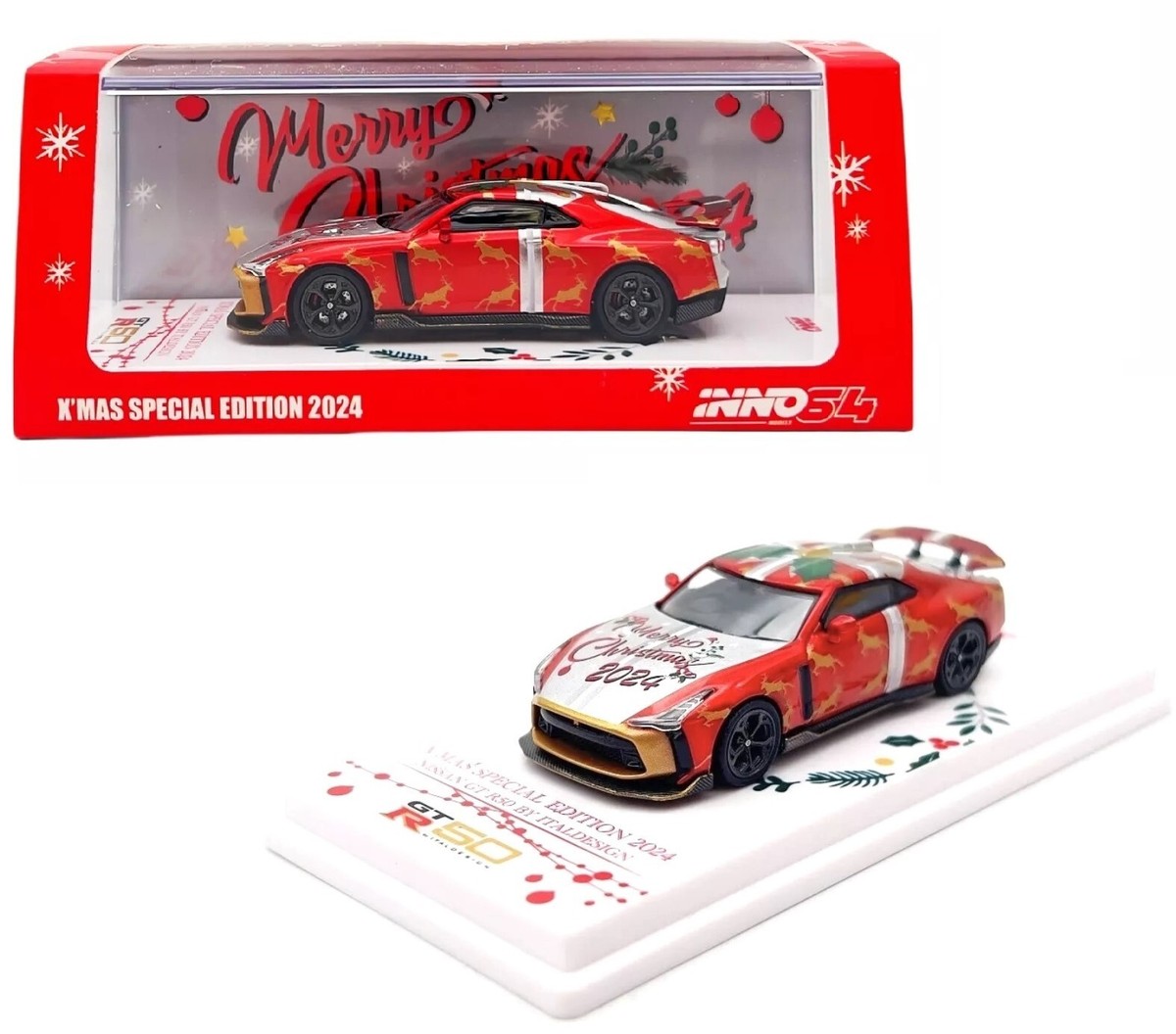 Inno64 1:64 Nissan GT-R50 by Italdesign XMas Special Edtion 2024