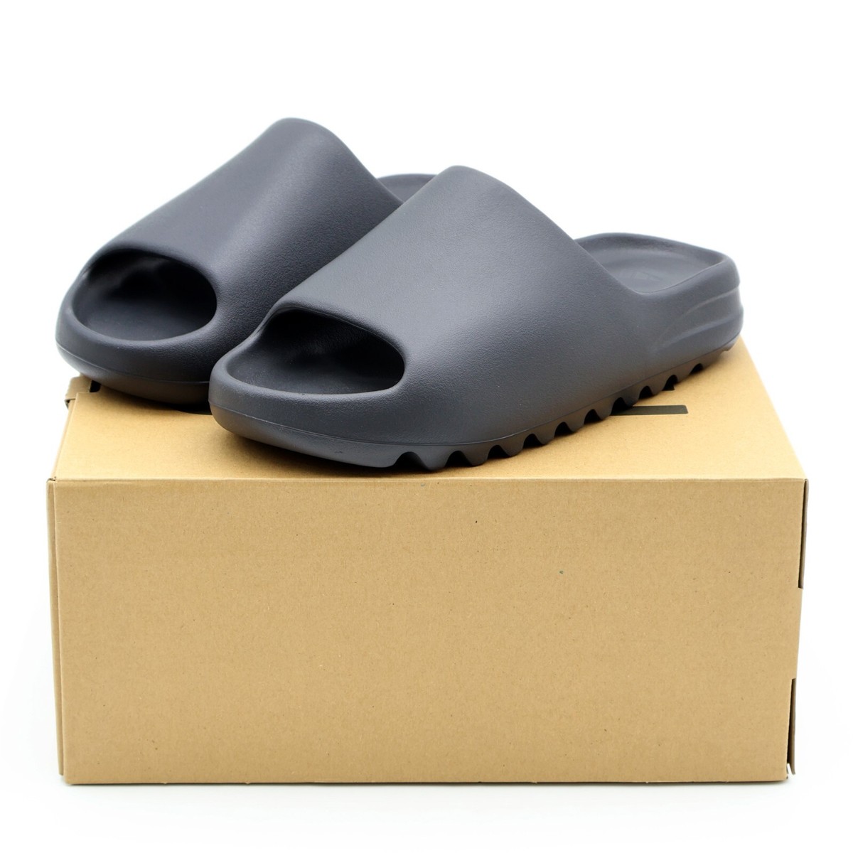 HQ6448 adidas Yeezy Slide Onyx Black Dark Noir (Men's) | eBay