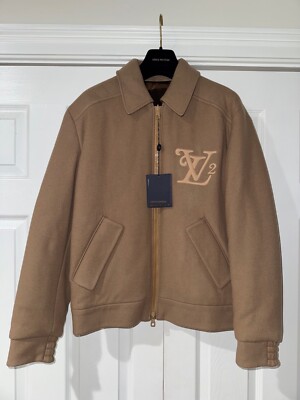 Louis Vuitton Nigo Reversible Giant Damier Bomber Camel Beige