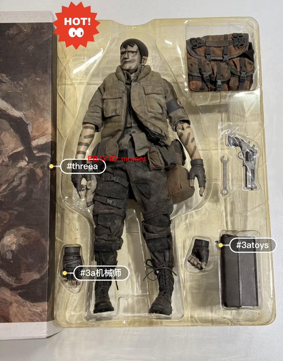 3A Toys Threea 1/6 Www Dark Night Mechanic Action Figures Model