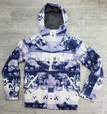 BURTON The White Collection Such A Deal Blue & White Jacket - Size