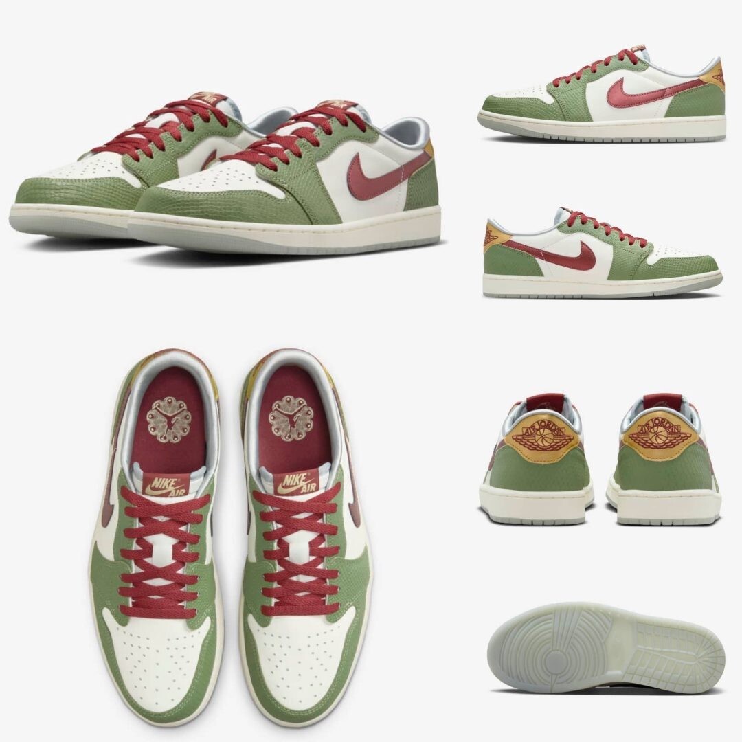 Nike Air Jordan 1 Low OG Chinese New Year of the Dragon Red (Men's