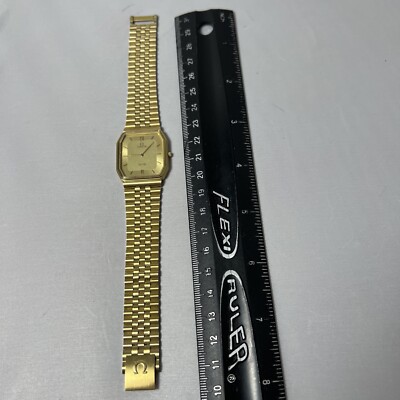 OMEGA De Ville Cal. 1377 Quartz 10K RGP 191.0190 Unisex Watch