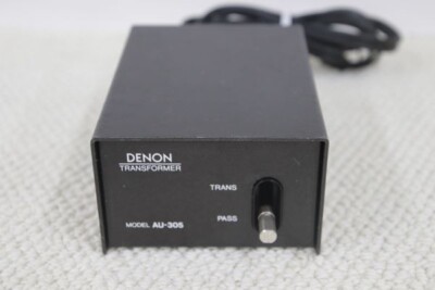 Denon AU-305 Step Up Transformer for DL-103 | Stereo L/R RCA