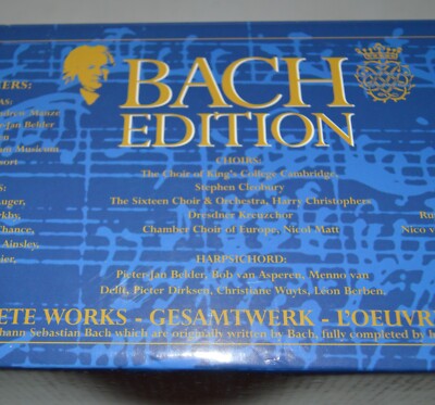 Bach Edition: Complete Works (CD, Nov-2006, 155 Discs, Brilliant