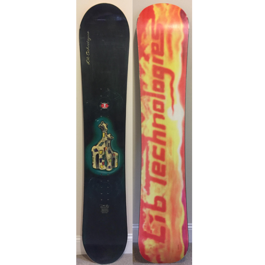 LIB TECH Dave Lee 156cm Giraffes Pro Snowboard Rare Classic