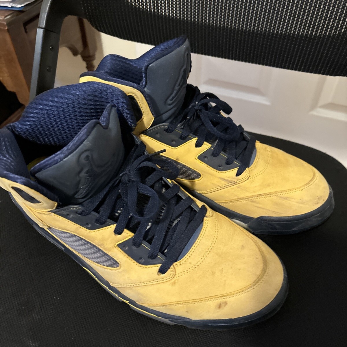 Size 13 - Air Jordan 5 Retro SP Michigan 193153086516| eBay