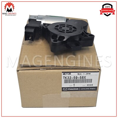 TK32-59-58X GENUINE OEM MAZDA POWER WINDOW MOTOR FRONT LH