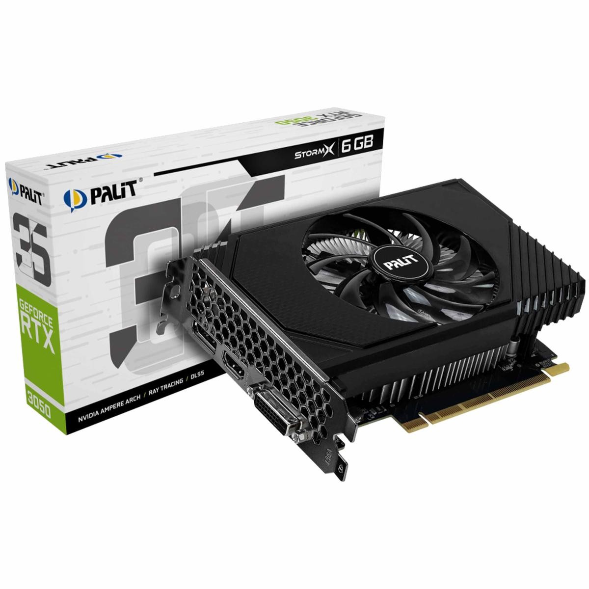Palit Nvidia Geforce RTX 3050 6GB StormX Gaming Editing Video Card