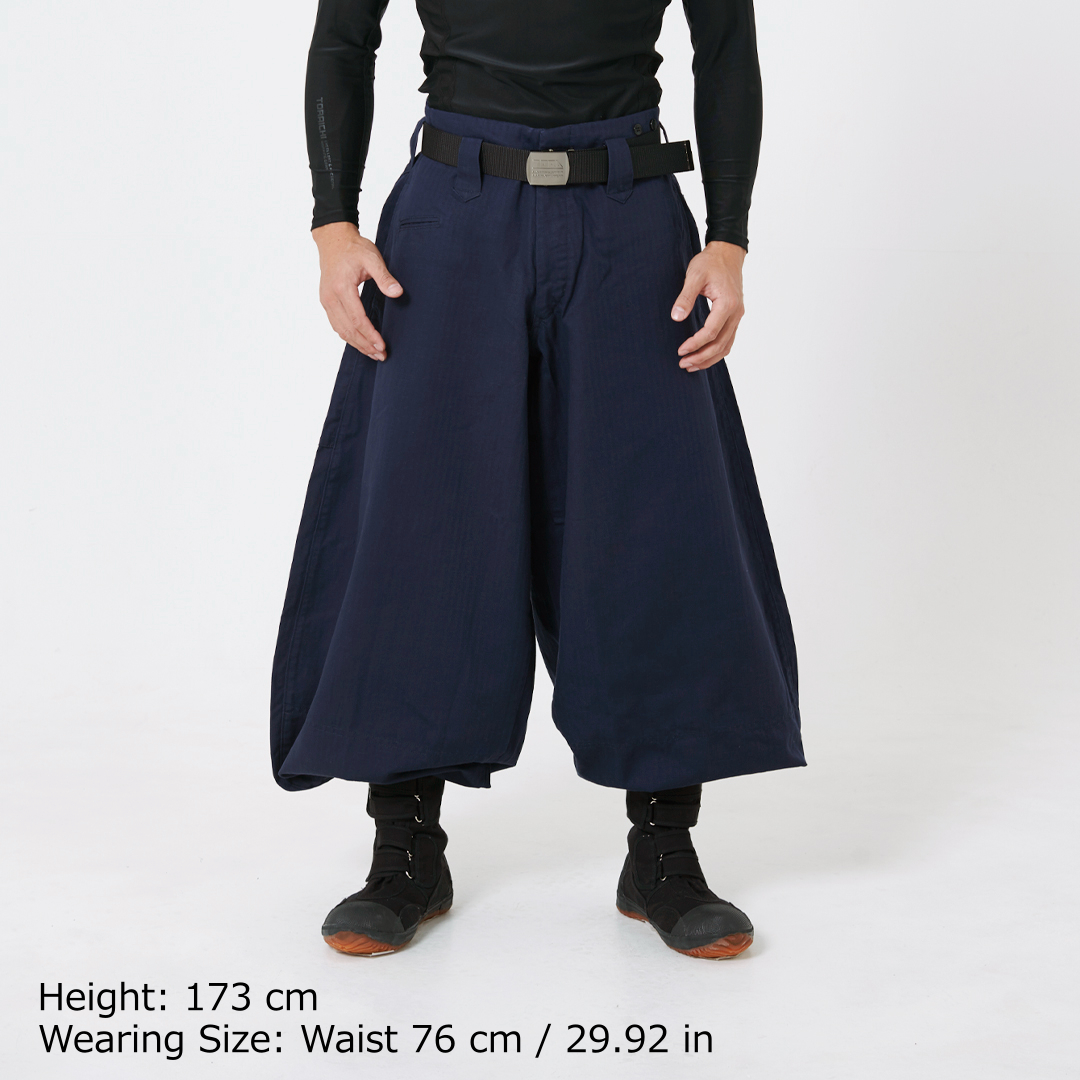 TORAICHI Nikkapokka Japanese Tobi Men Super-Long Work Pants / 3942