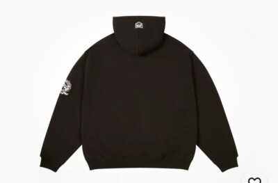 Palace Avirex Hood Hoodie Black xlarge hoody skateboards in hand