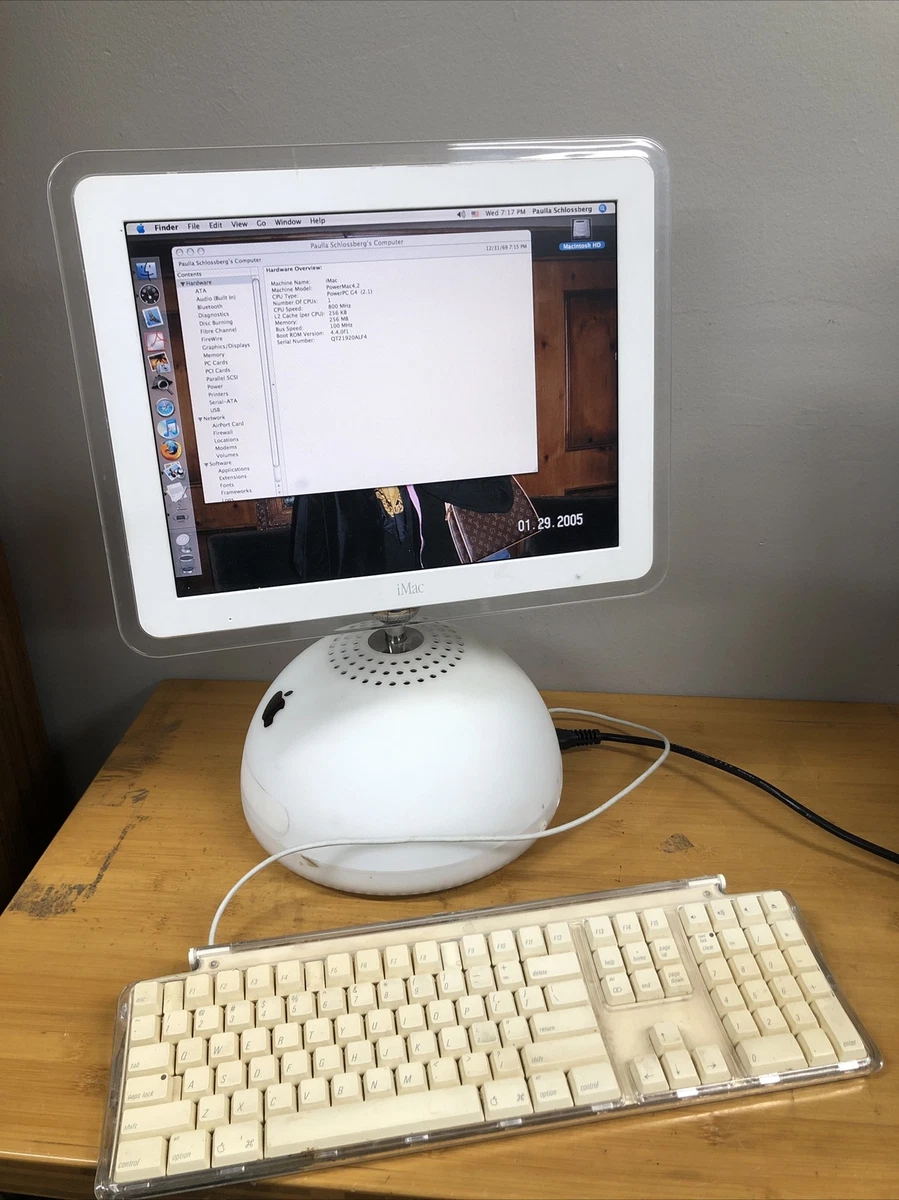 iMac G4 15インチ⭐︎起動可⭐︎キーボード、マウス、スピーカー