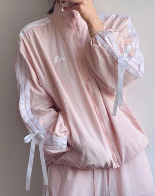 Adidas Originals Long Sleeve Jacket For Women Light Pink Size