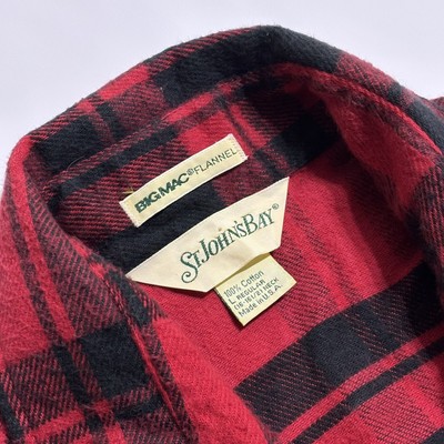 BIG MAC STJOHNSBAY ネルシャツ90s BAY BIGMAC ネルシャツ